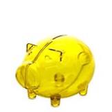 ALCANCIA CERDITO GRANDE Amarillo