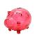 ALCANCIA CERDITO GRANDE Rojo