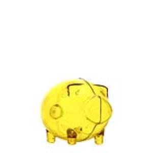 ALCANCIA CERDITO PEQUEÑO Amarillo
