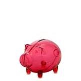 ALCANCIA CERDITO PEQUEÑO Rojo