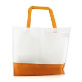 BOLSA DE COMPRA BICOLOR 2 Naranja