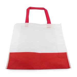 BOLSA DE COMPRA BICOLOR 2 Rojo