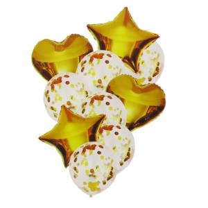 BOUQUET ESTRELLA-CORAZON Dorado (0444-02)