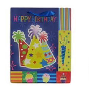BOLSA REGALO GRANDE GORRO (6719-1) Azul