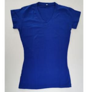 CAMISETA ALGODON DAMA AZUL TALLA M