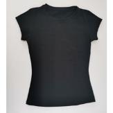 CAMISETA ALGODON DAMA NEGRA TALLA L