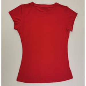 CAMISETA ALGODON DAMA ROJA TALLA S
