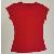 CAMISETA ALGODON DAMA ROJA TALLA S