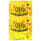 CORTINA FELIZ CUMPLEAÑOS Dorado
