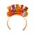 CORONA FELIZ CUMPLEAÑOS X 12 Naranja