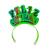 CORONA FELIZ CUMPLEAÑOS X 12 Verde