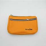 COSMETIQUERA CON IMPRESIÓN GRACIAS Naranja