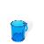 CHIKY MUG PLASTICO 1 ONZ Azul