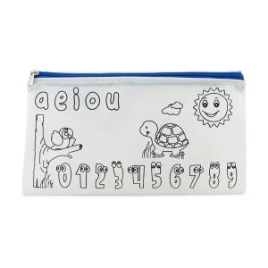 CARTUCHERA PARA COLOREAR Azul