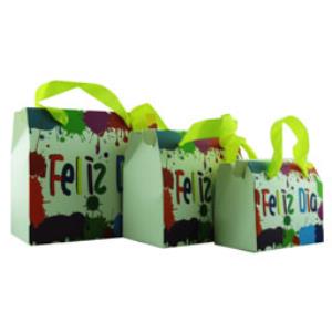 CAJA REGALO FELIZ DIA X 3 (2352-04) Manchas