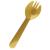CUCHARA TENEDOR X 12 Dorado