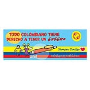 ESFERO INSTITUCIONAL TODO COLOMBIANO TIENE DERECHO A TENER UN ESFERO