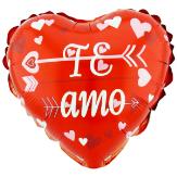 GLOBO M 10" CORAZON TE AMO (1001-12)