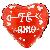 GLOBO M 10" CORAZON TE AMO (1001-12)