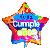 GLOBO M 18" ESTRELLA FELIZ CUMPLEAÑOS 2 (1819-01)