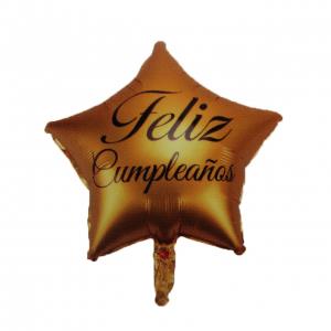 GLOBO M 18" ESTRELLA FELIZ CUMPLEAÑOS 3 (1819-05)