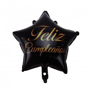 GLOBO M 18" ESTRELLA FELIZ CUMPLEAÑOS 4 (1819-06)