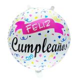 GLOBO M 18" REDONDO FELIZ CUMPLEAÑOS 3 (1811-12)