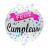 GLOBO M 18" REDONDO FELIZ CUMPLEAÑOS 3 (1811-12)