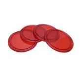 JUEGO DE PORTAVASOS Rojo